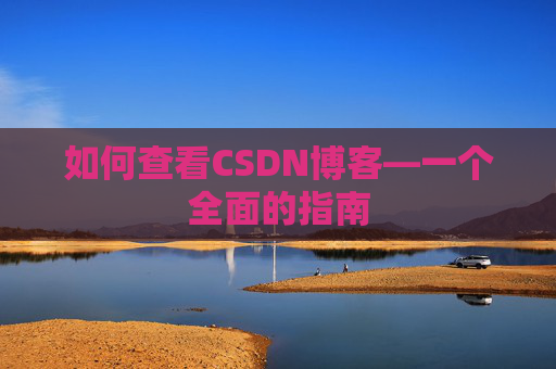 如何查看CSDN博客—一个全面的指南