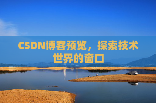 CSDN博客预览,探索技术世界的窗口